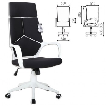 Кресло офисное BRABIX Prime EX-515 (черная ткань) в Вагайцево - vagajcevo.mebel54.com | фото