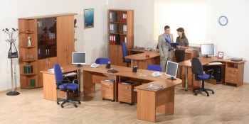 Мебель для персонала Альфа 61 Ольха в Вагайцево - vagajcevo.mebel54.com | фото